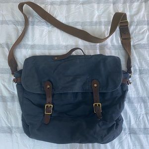 J.Crew Abingdon blue messenger bag